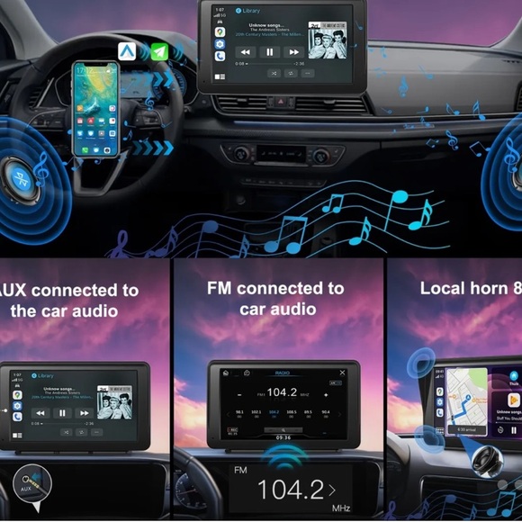 Sleek Black GPS Navigation System - Picture 11 of 14